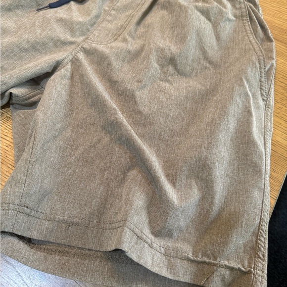 Tan Drawstring Shorts - Picture 2 of 4